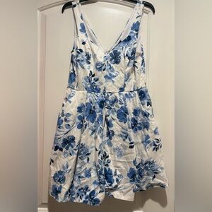 Trixxi Blue Floral Mini Dress